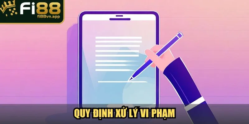 Điều Khoản Và Điều Kiện Fi88 3 Quy định xử lý vi phạm điều khoản và điều kiện Fi88