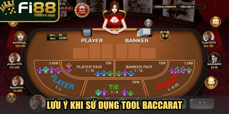 Tool Baccarat Fi88 Phần Mềm Hỗ Trợ Cược Thủ Hiệu Quả 4 Những lưu ý khi sử dụng Tool Baccarat