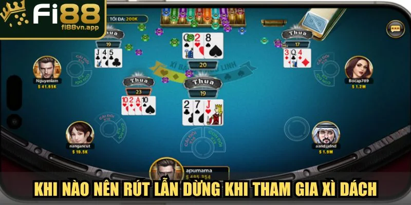 Xì Dách Chia Sẻ Cách Chơi Đúng Chuẩn Và Bí Kíp Bất Bại 4 Biết khi nào nên rút lẫn dừng khi tham gia Xì Dách